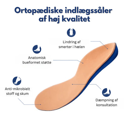 Lars™ - Ortopædiske Vandresko med Svangstøtte